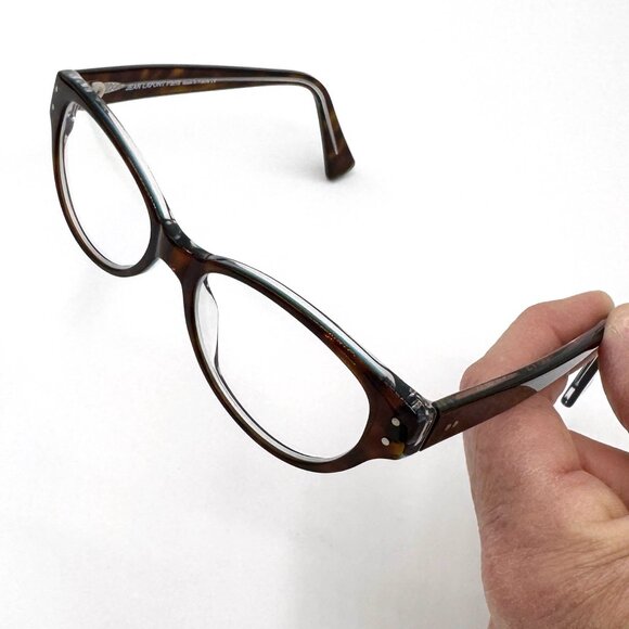 Jean Lafont Paris IRIS 3 Brown Tortoise Cat Eye Eyeglass Frames Designer France - Picture 8 of 13